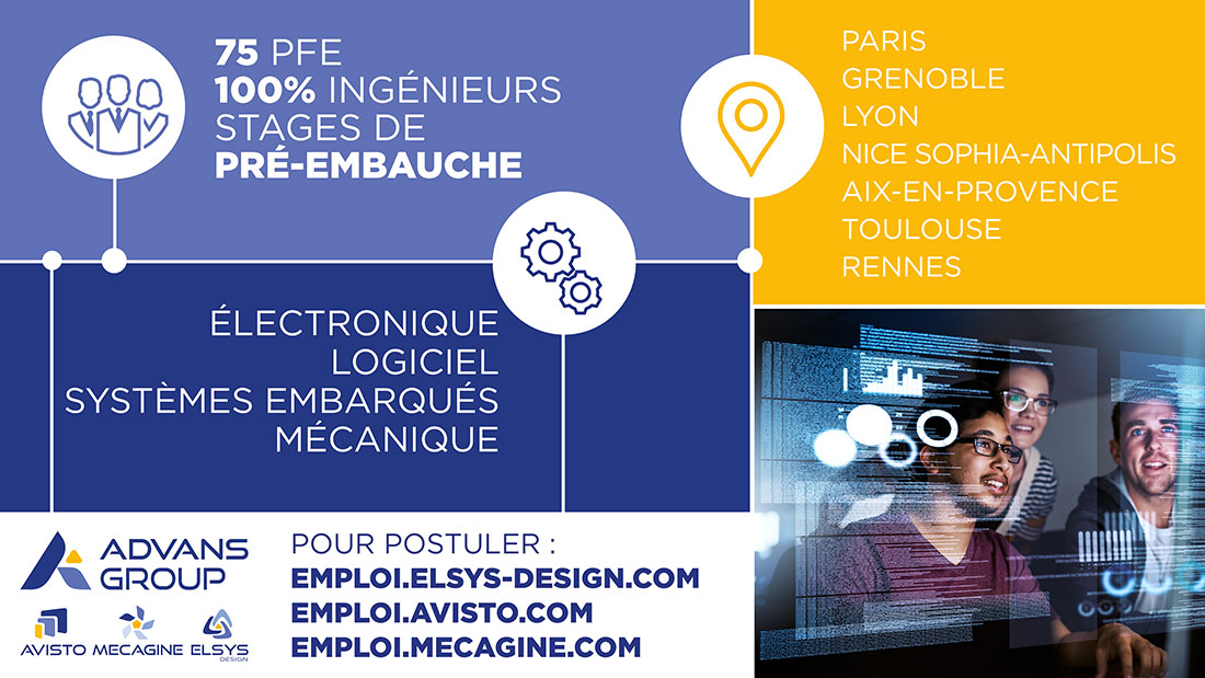 Stages PFE 2024 ingénieurs chez ADVANS Group