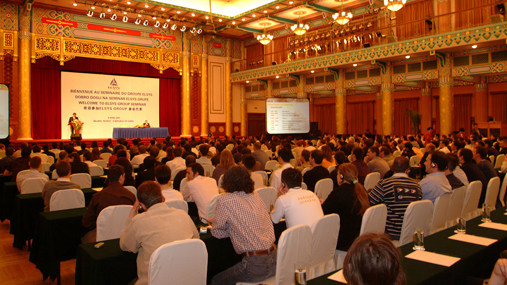 2008, séminaire groupe à Beijing, en Chine