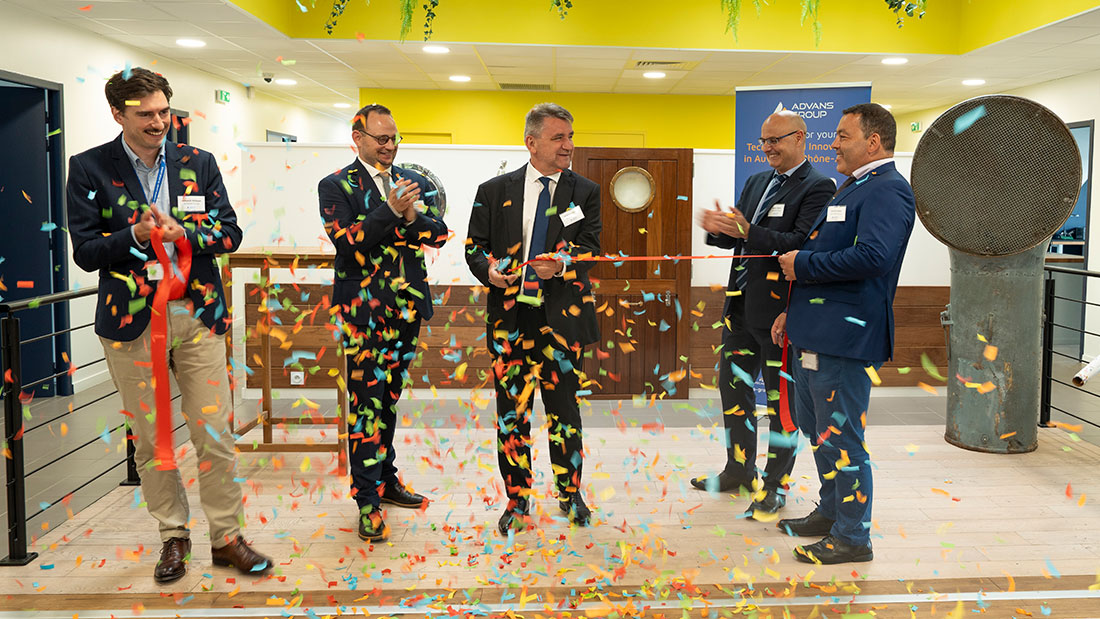 Inauguration des locaux ADVANS Group à Valence