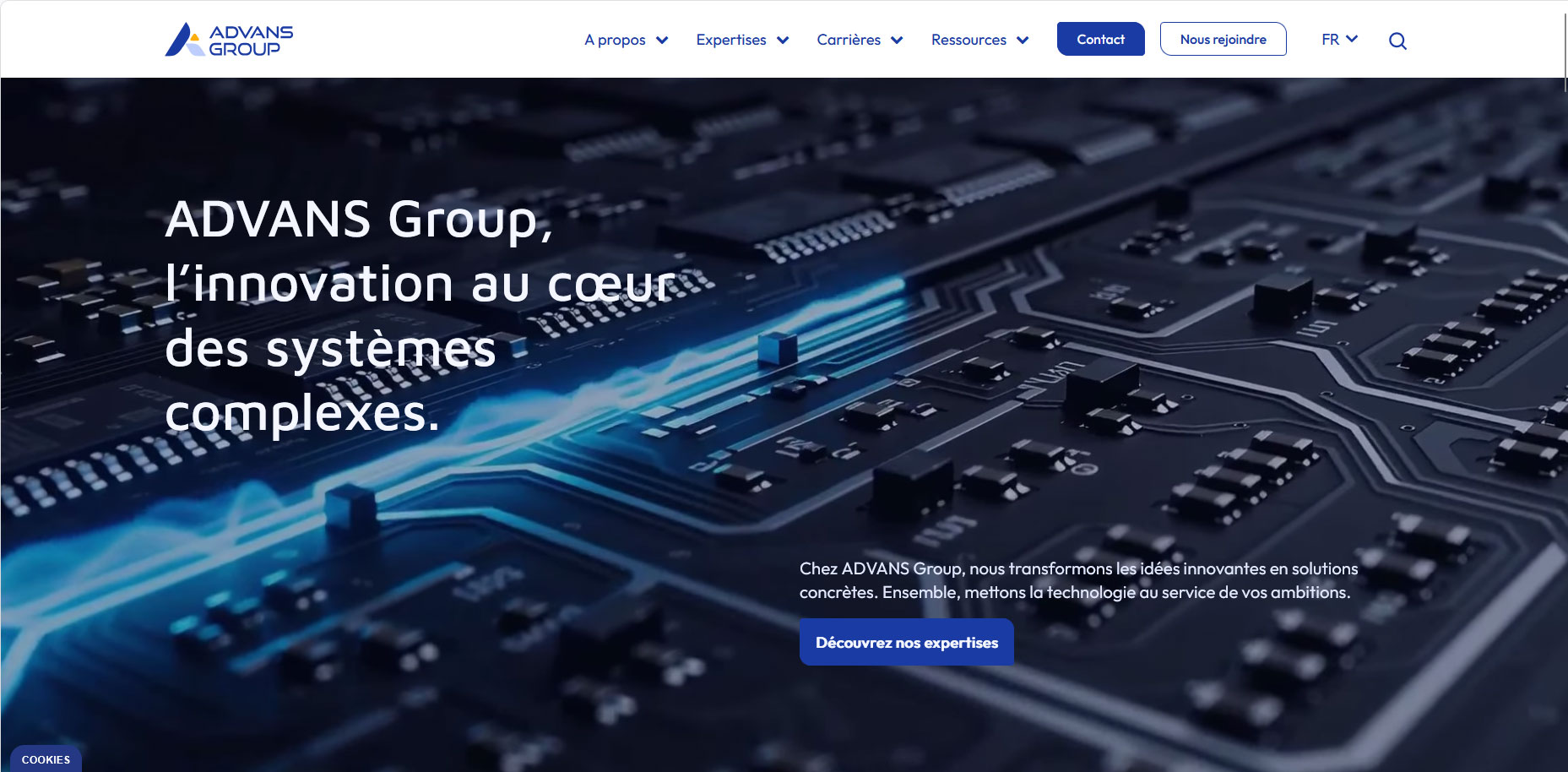 Nouveau site web